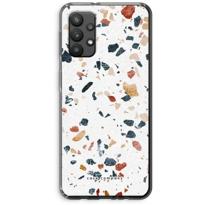 Afbeelding van Case Company® hoesje geschikt voor Samsung Galaxy A32 4G Terrazzo N4 Soft Cover Telefoonhoesje Bescherming aan alle Kanten en Schermrand
