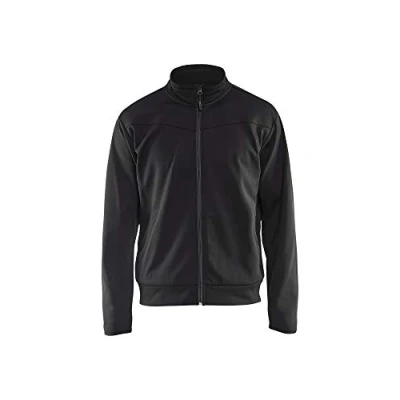 Afbeelding van Blaklader Service sweatshirt met rits 3362 2526 Zwart/Donkergrijs XXL