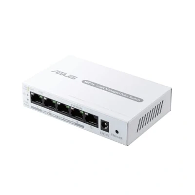 Image de ASUS ExpertWiFi EBP15 Commutateur Géré 5 x 10/100/1000 de bureau PoE+ (60 W)