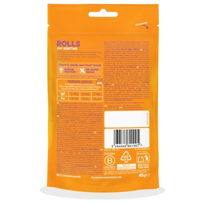 Afbeelding van Edgard &amp; Cooper Rolls Chicken Turkey 45 gr Kattensnack
