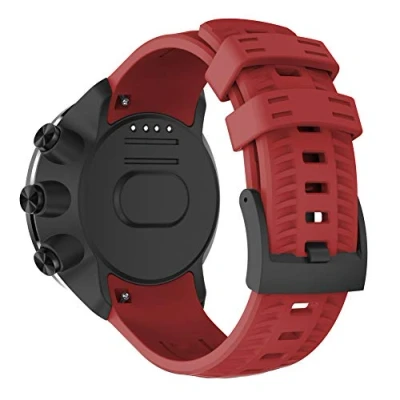 Afbeelding van TOPsic Suunto 9 Baro/Suunto 7/Suunto 9/Suunto D5/Suunto Spartan Sport Wrist HR armband, zachte siliconen reservearmband 24 mm