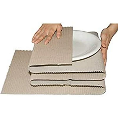 Afbeelding van Raadhuis golfkarton 75 cm x m 80 gram bruin RD 351160