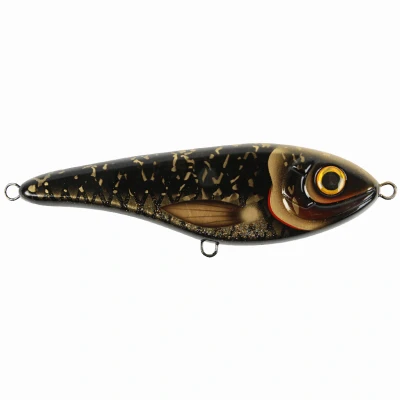 Afbeelding van Strike Pro Buster Jerk II 12cm 37g Black Shadow Jerkbait