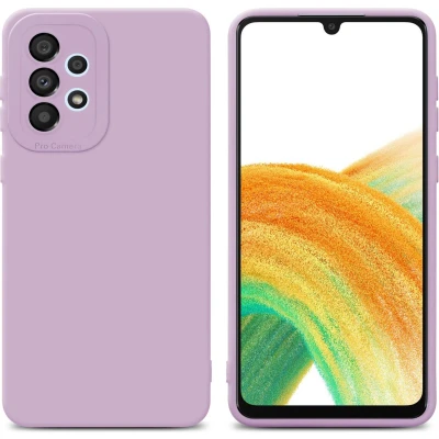 Afbeelding van Cadorabo Hoesje geschikt voor Samsung Galaxy A72 4G / 5G in Fluid CREAM Beschermhoes gemaakt van flexibel TPU silicone Cover Case
