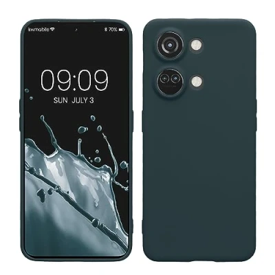 Afbeelding van kwmobile telefoonhoesje geschikt voor OnePlus Nord 3 5G Hoesje smartphone Precisie camera uitsnede In leisteen