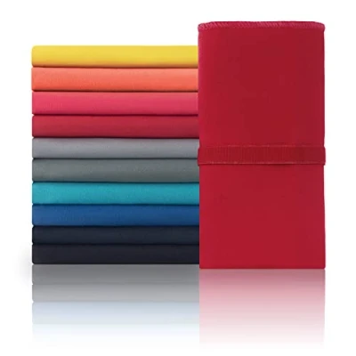 Afbeelding van Blumtal Sporthanddoek microfiber: 180 x 90 cm, donkerrood