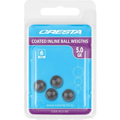 Afbeelding van Cresta Coated Inline Ball Weight (5 pcs) Maat : 15.0g