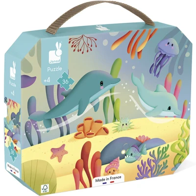 Afbeelding van Janod Sea Animal Puzzel 36 delig