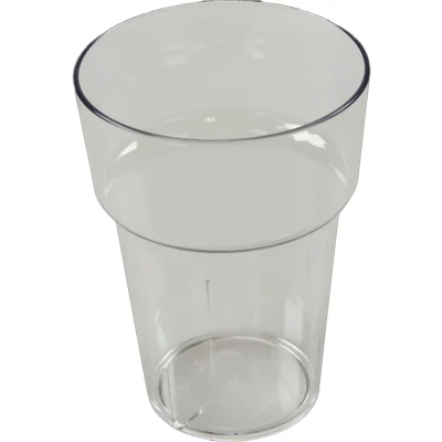Afbeelding van Depa bierglas transparant onbreekbaar kunststof 280 ml Camping/feest bierglazen