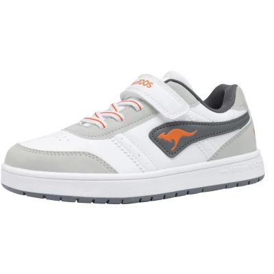 Afbeelding van KangaROOS Shaggy EV kinderschoenen unisex 10266 000 2194 wit/grijs