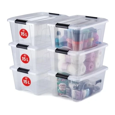Afbeelding van Top Box 103424 Opbergdozen, 5 L, plastic, doorzichtig, 19,7 x 28,5 14,4 cm