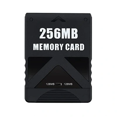 Afbeelding van Mcbazel Carte mémoire de jeu 256M sur PS2 Accessoires Sauvegarde Haute Vitesse Stockage Compatible avec le PlayStation 2