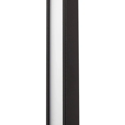 Afbeelding van Lindby LED wandlamp Neano, 80cm, zwart, metaal, IP54