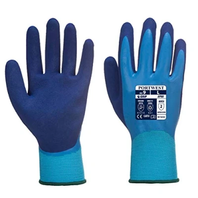 Afbeelding van Portwest Ap80b4rl Liquid Pro handschoen, regular, maat L, blauw