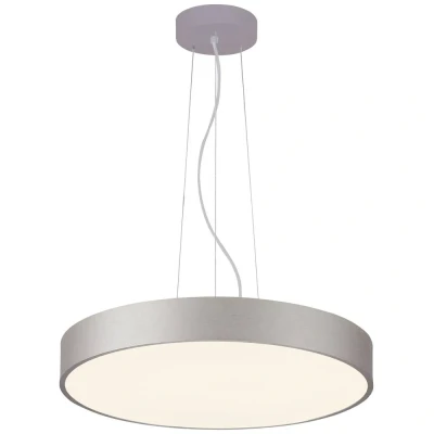 Afbeelding van Menkar LED hanglamp, zilverkleurig, Ø 60 cm, CCT, omhoog/omlaag