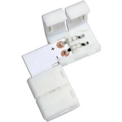 Afbeelding van LED Strip Klik Hoekconnector 90 graden, 2835 SMD, Soldeervrij