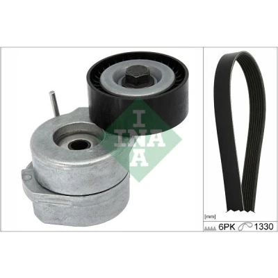 Afbeelding van Ina Poly V riemen kit 529 0347 10