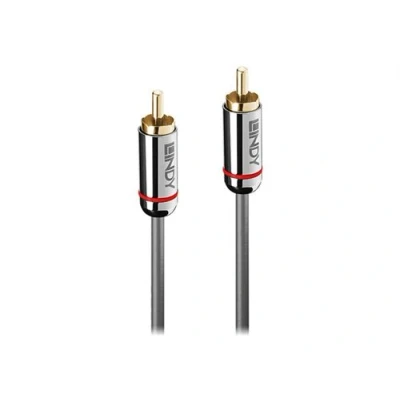 Image de Lindy Cromo Line Câble audio numérique (coaxial) RCA mâle pour 5 m anthracite rond