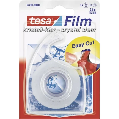 Afbeelding van tesa Bürokleinmaterial 57470 00001 02 tesafilm Kristalhelder Transparant (l x b) 33 m 15 mm 1 stuk(s)