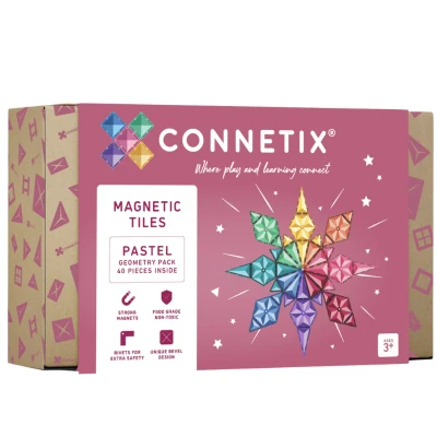 Afbeelding van Connetix magnetische tegels pastel geometry 40st