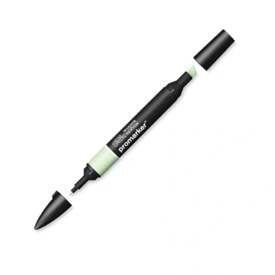 Image de Winsor &amp; Newton « ProMarker » 0203215 Marqueur de mise en page professionnel 2 pointes, fin et large pour dessins, design mises Vert prairie