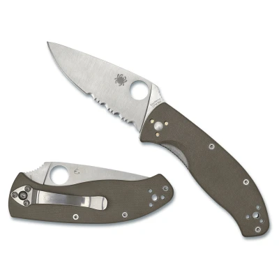 Afbeelding van Spyderco Zakmes Tenacious Brown CPM M4 CE