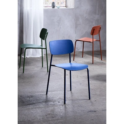 Afbeelding van Rudy eetkamerstoel hout blauw