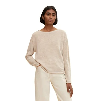 Afbeelding van TOM TAILOR pullover dames, 31311 Green Bubble Structure