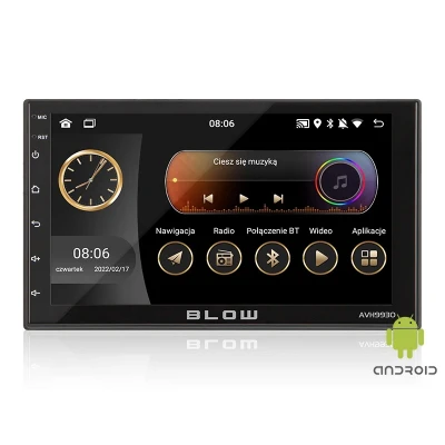 Afbeelding van BLOW AVH 9930 78 320# Multimedia autoradio 7 2 DIN 4x50