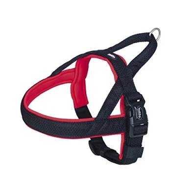 Afbeelding van Nobby norwegian tuig mesh preno rood XL buikband 75 98 cm + borstband 62 breedte 40/45 mm