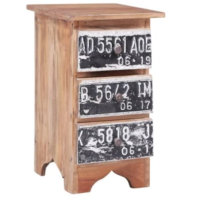 Afbeelding van vidaXL Nachtkastje 30x30x51 cm massief mahoniehout