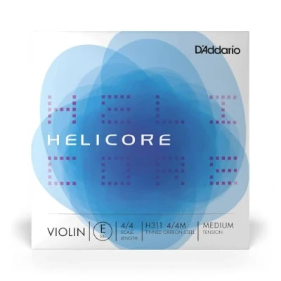 Afbeelding van D&#039;Addario H311 4/4M Helicore viool losse E snaar Medium