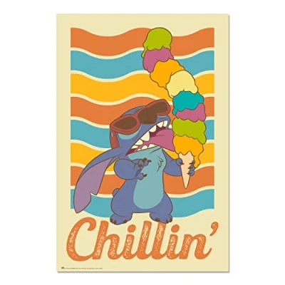 Afbeelding van Poster Stitch Chillin 61x91,5cm