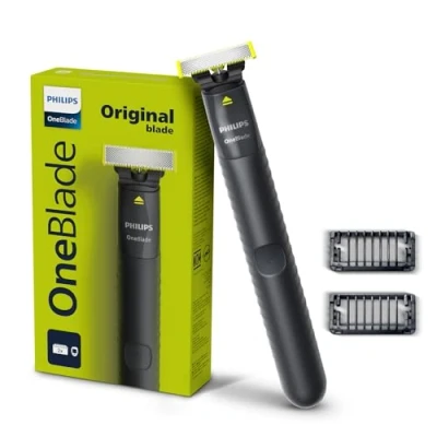Afbeelding van Philips Norelco OneBlade QP1424/10 Scheerapparaat met scheerblad Trimmer Houtskool
