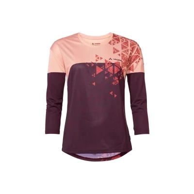Afbeelding van Vaude MOAB LS Wielershirt, Dames, Maat: 40, Soft rose
