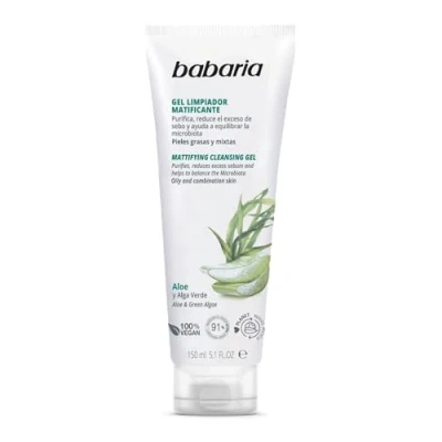 Afbeelding van Gezichtsreinigingsgel Babaria Aloe Vera Matte afwerking 150 ml
