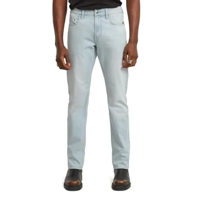 Image de G STAR Jean droit Mosa pour homme, Bleu (Sun Faded Blue Vapour D23692 d936 h112), 31W / 32L