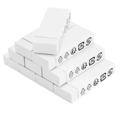 Afbeelding van Amazon Basics Wit rubberen blok, 10 stuks