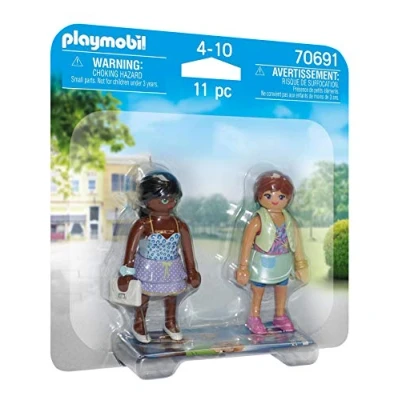 Afbeelding van PLAYMOBIL DuoPack Winkelende meiden 70691