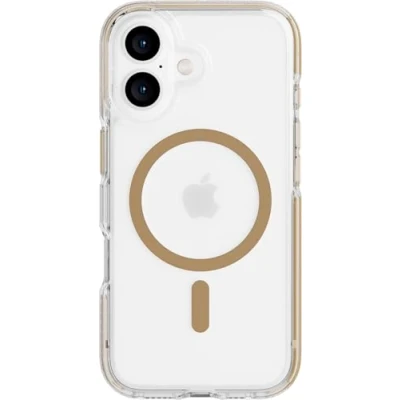 Afbeelding van Tech21 EvoCrystal mobiele telefoon behuizingen 15,5 cm (6.1&quot;) Hoes Goud, Transparant