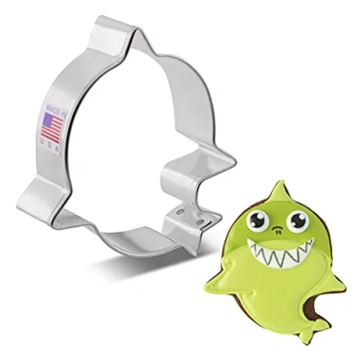 Afbeelding van Ann Clark Cookie Cutters Uitsteekvorm kleine haai 9,53 cm
