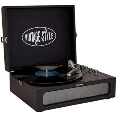 Afbeelding van Aiwa VPX 1971BK vintage platenspeler zwart