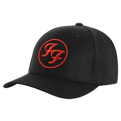 Afbeelding van Foo Fighters Red Circle Logo Baseball pet Zwart