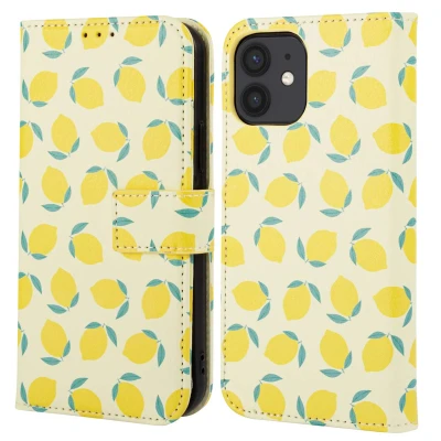 Afbeelding van imoshion Hoesje Geschikt voor iPhone 12 / Pro Design Bookcase smartphone Citrus Dream