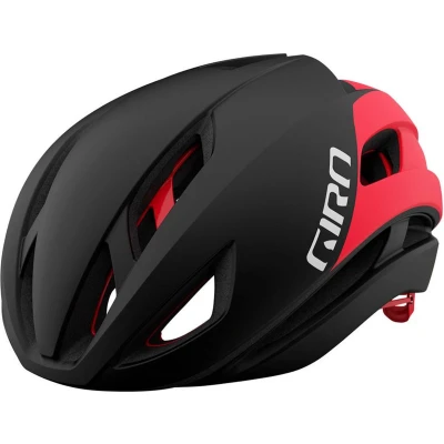Afbeelding van Giro Eclipse Spherical Racefiets Helm Zwart Wit Rood L