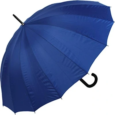 Afbeelding van iX brella Lang Hoogwaardige 16 delige paraplu met stormbestendig automatisch mechanisme, Lichtpaars., Automatische