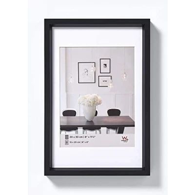 Afbeelding van Walther Steel Style Fotolijst Fotoformaat 30x40 cm Zwart