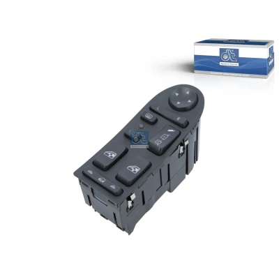 Afbeelding van DT Spare Parts 3.37080 Schakelaar, raamopener Aan de bestuurderszijde