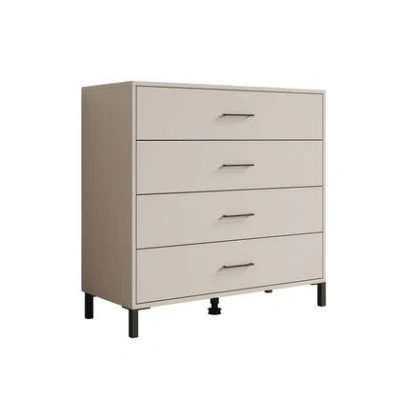 Afbeelding van Meubella Ladekast Vidor Beige 93 cm