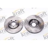 Afbeelding van KRAFT Remschijf 278, 278,0mm 24,0mm 5 Geventileerd 6042370 2T141125CB,2T141125EB,4367104,4367106,4455980,4457985 Remschijven